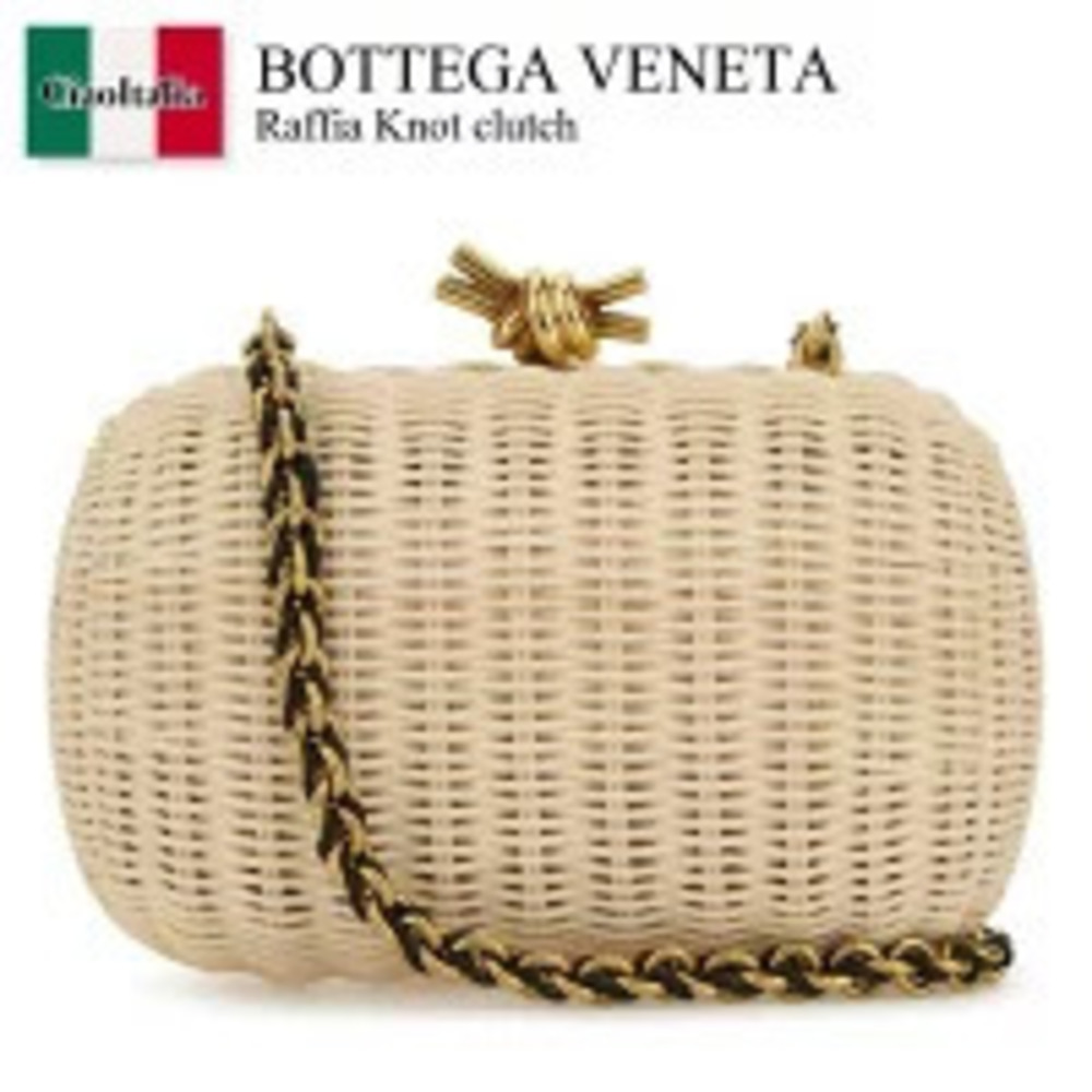 Bottega Veneta Bag Handbag Raffia Knot Clutch
